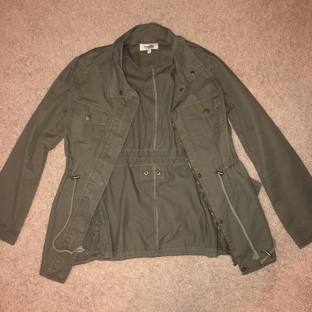 Army green jacket